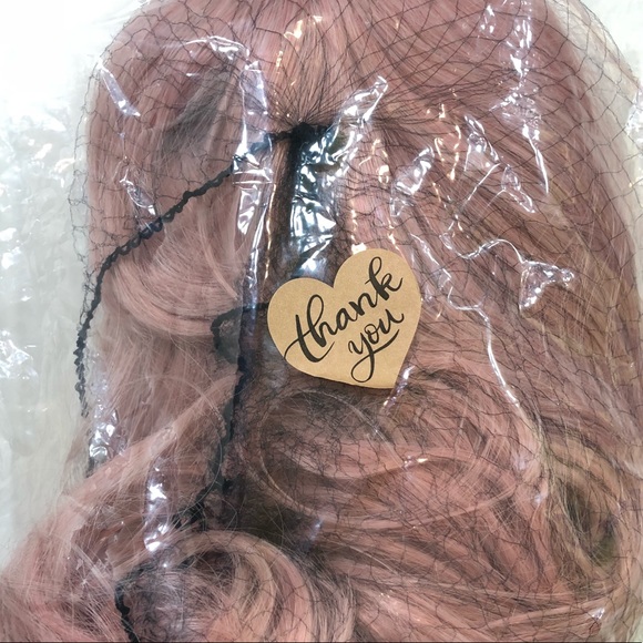 Pink Bob Wig Synthetic